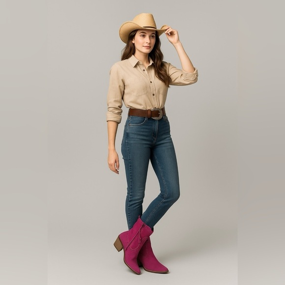 1026- Dingo Suede Ankle Women's Boots Size 9 M NWT - Picture 1 of 10